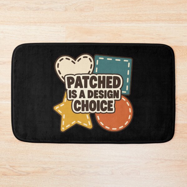 Item preview, Patched Is A Design Choice Visible Mending designed and sold by DreamLayerStudio.