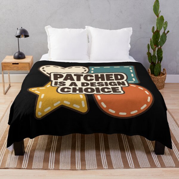 Item preview, Patched Is A Design Choice Visible Mending designed and sold by DreamLayerStudio.