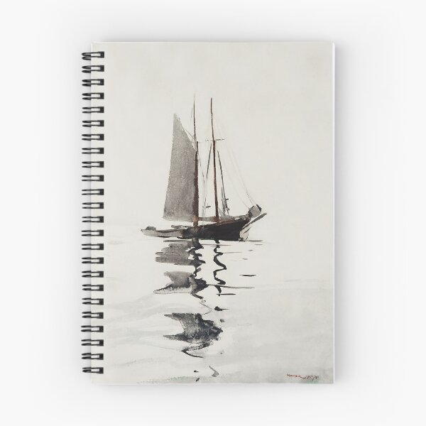 Item preview, Two-masted Schooner with Dory by Winslow Homer, 1894 designed and sold by Exhumed Archives.