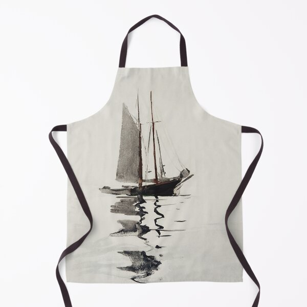 Item preview, Two-masted Schooner with Dory by Winslow Homer, 1894 designed and sold by Exhumed Archives.