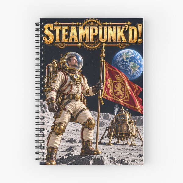 Item preview, Steampunk'd One Small Step For Mankind designed and sold by Moviebuff91.