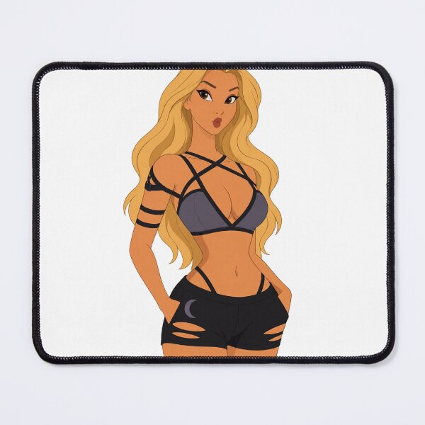 Item preview, Blonde Bombshell – Retro American Cartoon Pin Up designed and sold by Hollow Moon Studios..