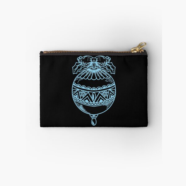 Item preview, Sky Blue Vintage Christmas Ornament Design designed and sold by pattern-archive.