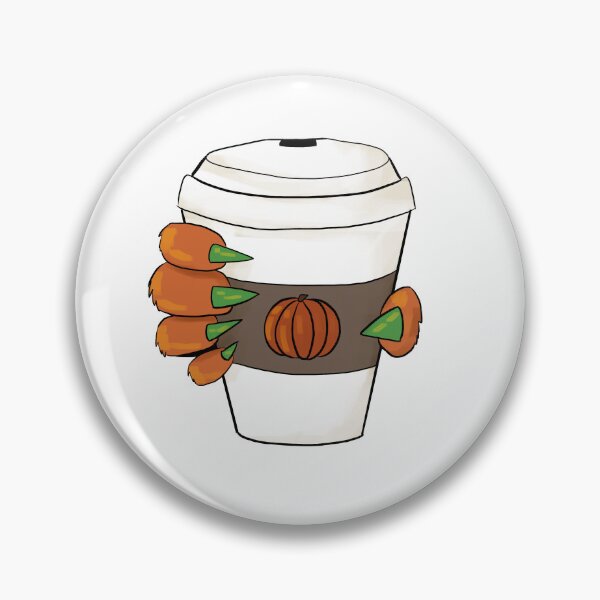 Item preview, Monster holding Pumpkin Spice Latte designed and sold by MJV-Creates.