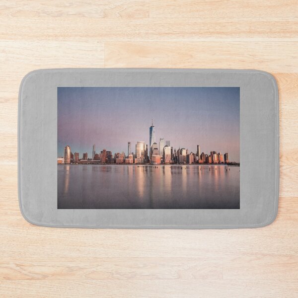 Item preview, Manhattan Pink Sunset - New York City Skyline designed and sold by DGMaxShop.