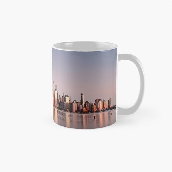 Item preview, Manhattan Pink Sunset - New York City Skyline designed and sold by DGMaxShop.