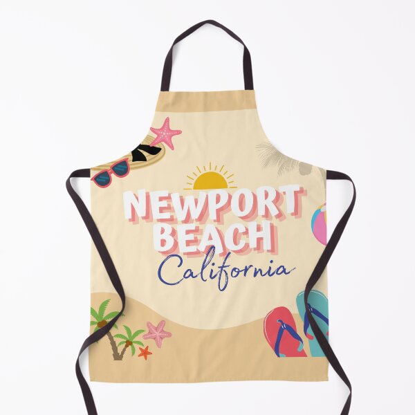 Item preview, Newport Beach California | Retro Summer Beach Art | Vacation Souvenir designed and sold by DonnaRaine.