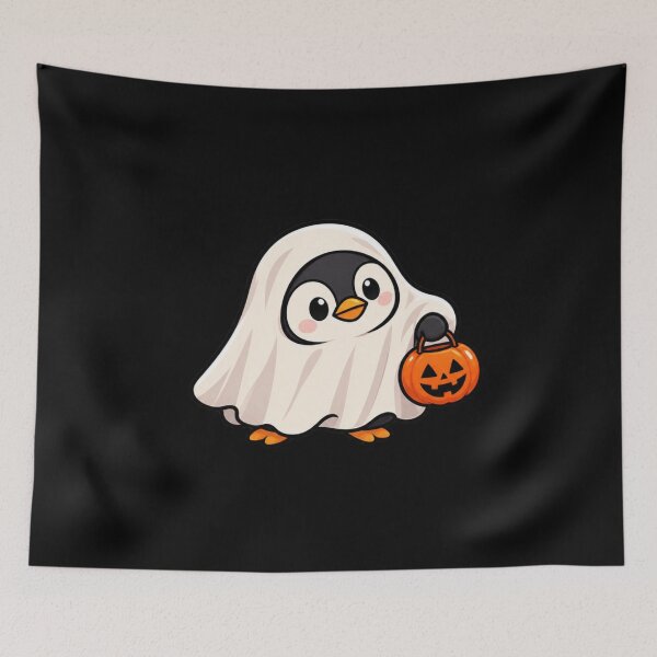 Item preview, Ghost penguin designed and sold by Konvero.