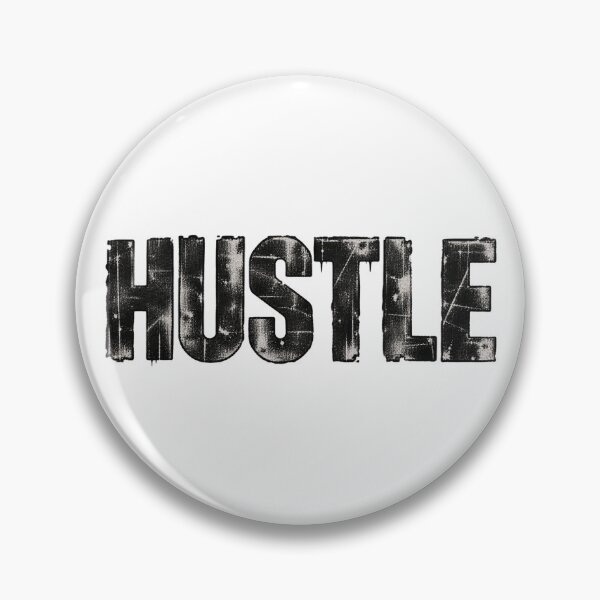 Item preview, Hustle Distressed Streetwear Text designed and sold by Inkworksbyshery.