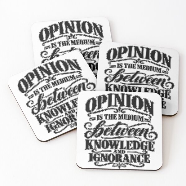 Item preview, The Measure of Opinion designed and sold by Quote Gallery.