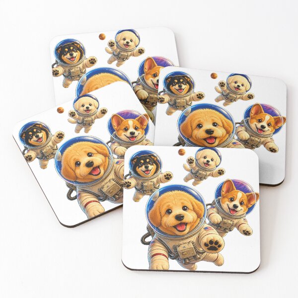 Item preview, Astronaut Dogs designed and sold by bubblevixen.