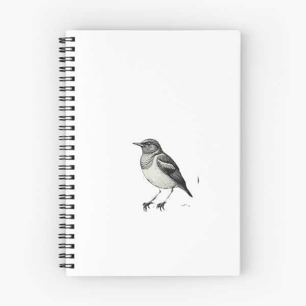Item preview, Minimalist Bird Among Leaves – Botanical Nature Line Art designed and sold by PixPixari.