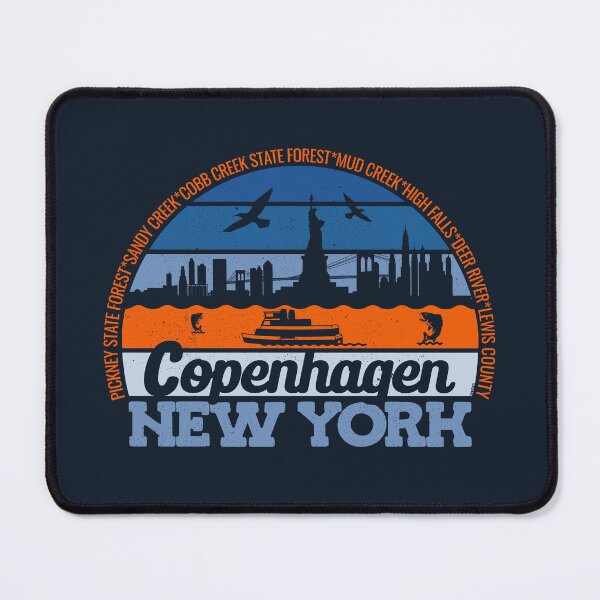 Item preview, Copenhagen New York Sunset Retro Vintage Local Pride Logo designed and sold by CRHPOD20.