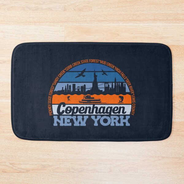 Item preview, Copenhagen New York Sunset Retro Vintage Local Pride Logo designed and sold by CRHPOD20.