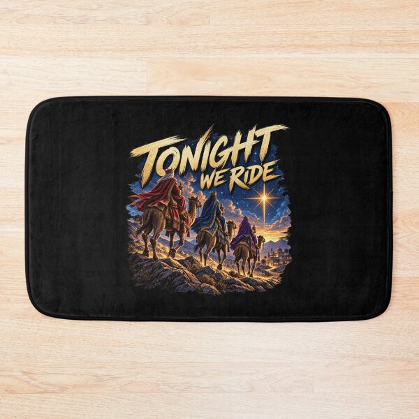 Item preview, Tonight We Ride Three Wise Men Christmas Shirt – Funny Biblical Christmas Nativity Gift designed and sold by getpressedshirt.