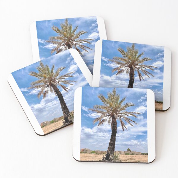 Item preview, Majestic Palm Tree Cloudy Sky designed and sold by sarajolmakip.