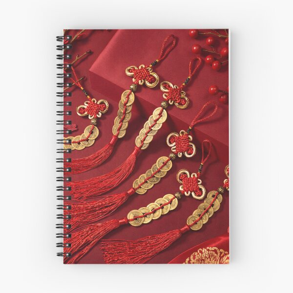 Item preview, Chinese New Year Charms — Red and Gold Flat Lay designed and sold by Bodique.