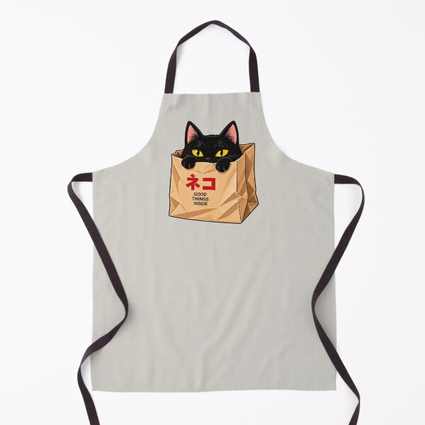 Item preview, Cute Black Cat in Paper Bag designed and sold by VictorinoArt.