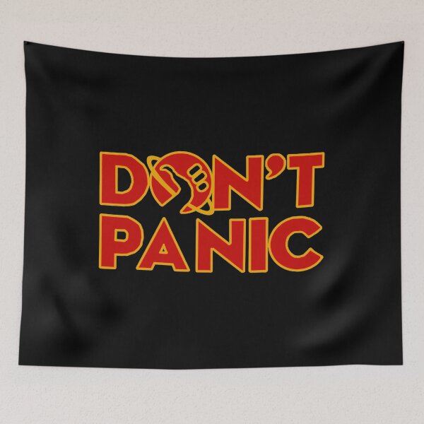 Item preview, Don't Panic - Classic Thumbs-Up Planet designed and sold by yinon-h.