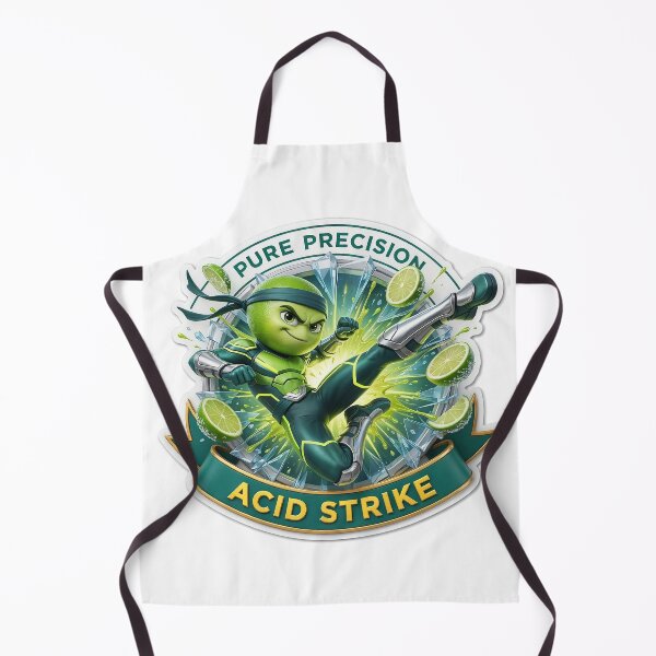 Item preview, Acid Attack - Superhero Emblem Lemon Ninja Citrus Precision designed and sold by FrutiToons.