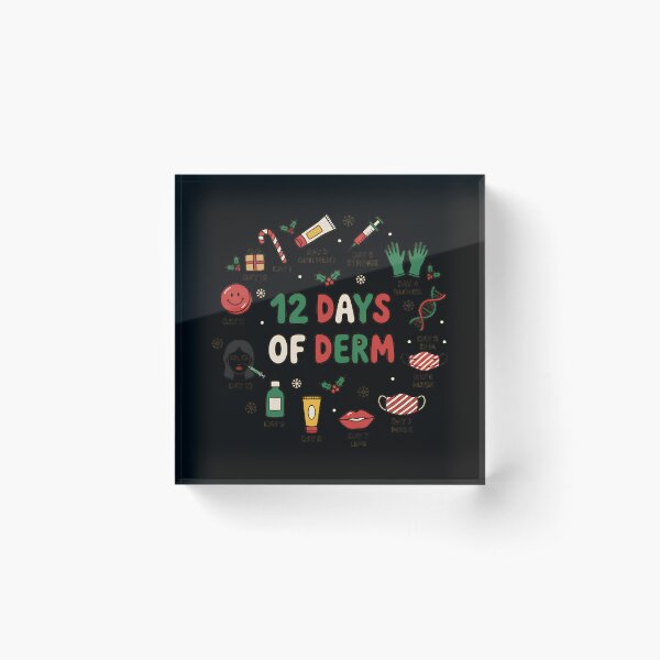Item preview, 12 Days Of Derm Dermatologist Doctor Christmas Skin Care Spa designed and sold by w66aboo.