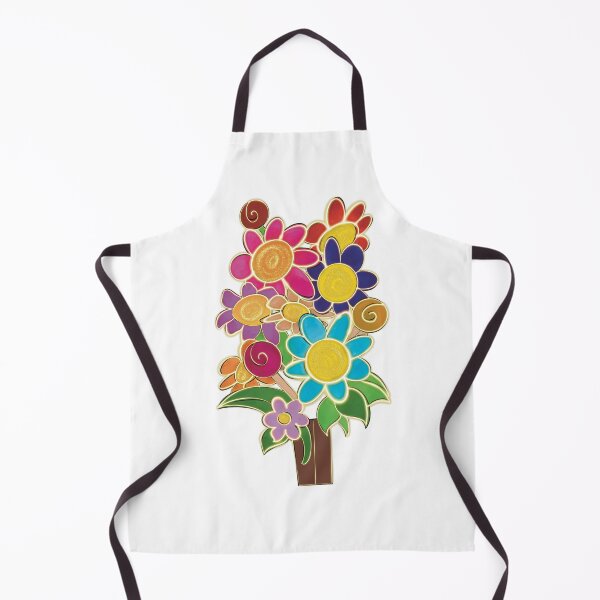 Item preview, Bloom Softly, Shine Boldly | Colorful Floral Vase Painting luminance designed and sold by chuckletuckle.