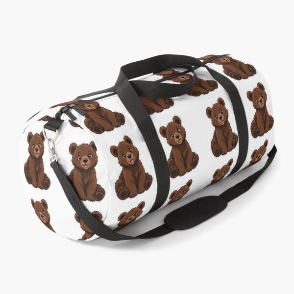 Item preview, Cute Little Brown Bear Cartoon Illustration designed and sold by Owcomm.