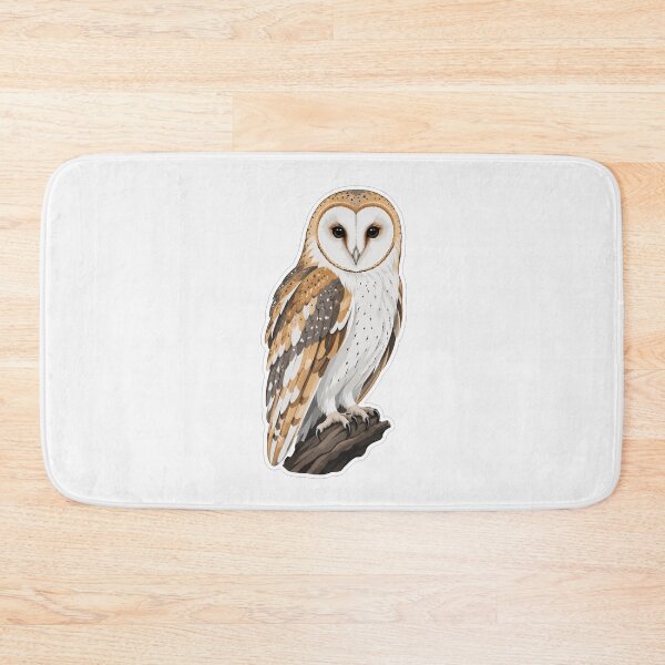 Item preview, Beautiful Barn Owl Perched on Branch designed and sold by Owcomm.