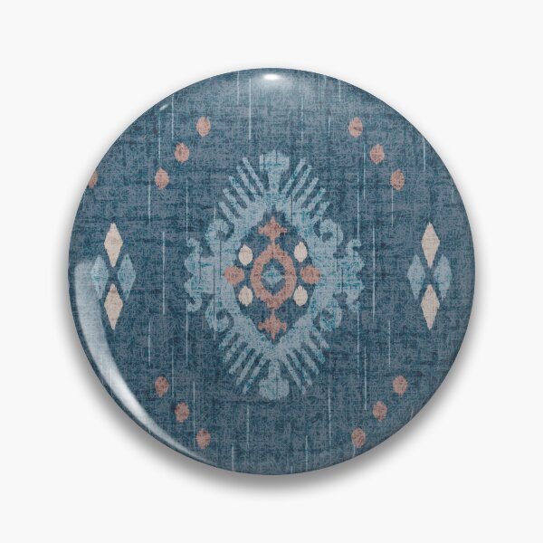 Item preview, Ikat- Central Asian-Blue designed and sold by Pamelandia.