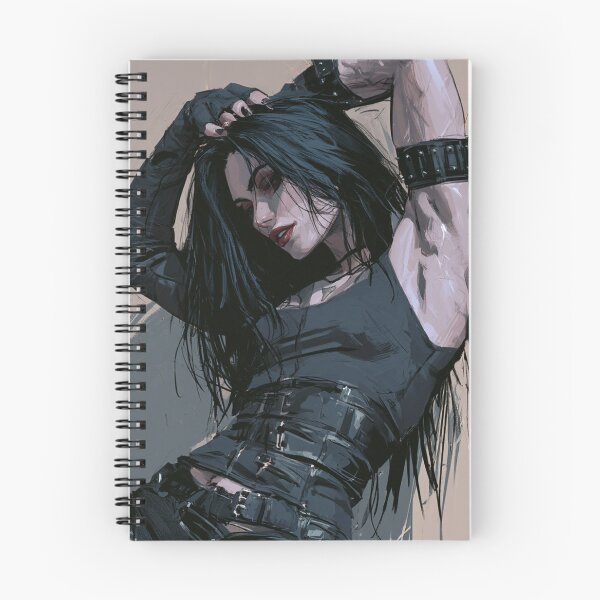 Item preview, Goth Rocker Girl - Muscular Alt Fashion designed and sold by AxeWave.