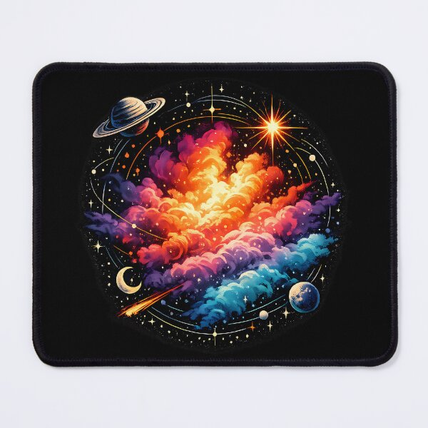 Item preview, Colorful emission nebula clouds designed and sold by Daily Quirk.