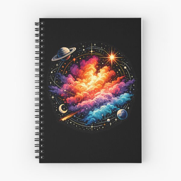 Item preview, Colorful emission nebula clouds designed and sold by Daily Quirk.