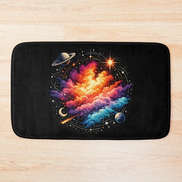 Item preview, Colorful emission nebula clouds designed and sold by Daily Quirk.