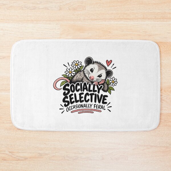Item preview, Opossum Socially Selective Occasionally Feral designed and sold by snhowkk.