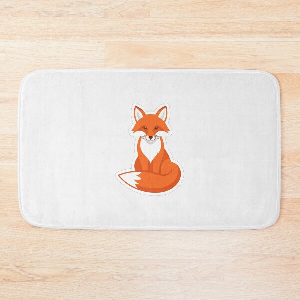 Item preview, Cute Red Fox Vector Illustration Art designed and sold by Owcomm.