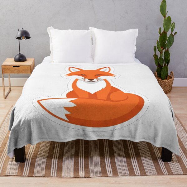Item preview, Cute Red Fox Vector Illustration Art designed and sold by Owcomm.