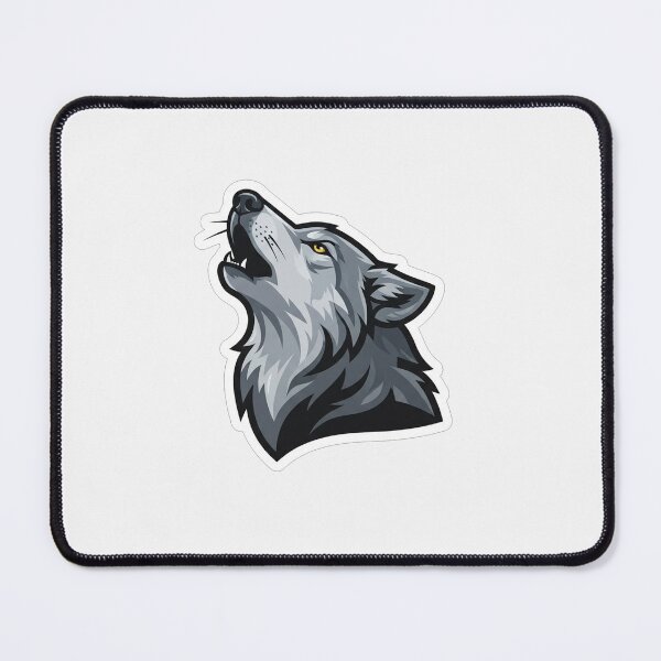Item preview, Howling Wolf Vector Wild Animal Portrait designed and sold by Owcomm.