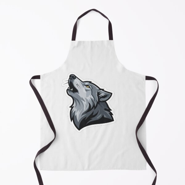 Item preview, Howling Wolf Vector Wild Animal Portrait designed and sold by Owcomm.