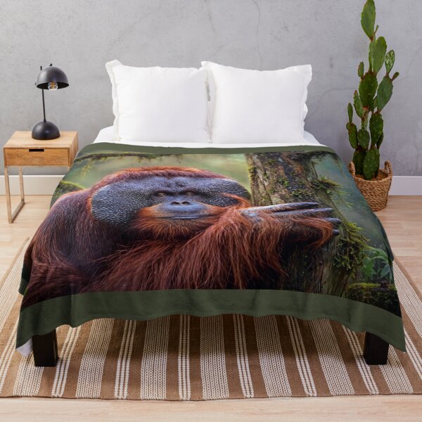 Item preview, Majestic Orangutan in Rainforest designed and sold by Savannah Gibbs.