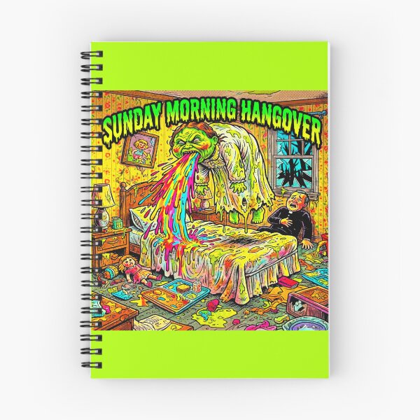 Item preview, Sunday Morning Hangover - Exorcist Parody Psychedelic Vomit designed and sold by OmniaGlobal.
