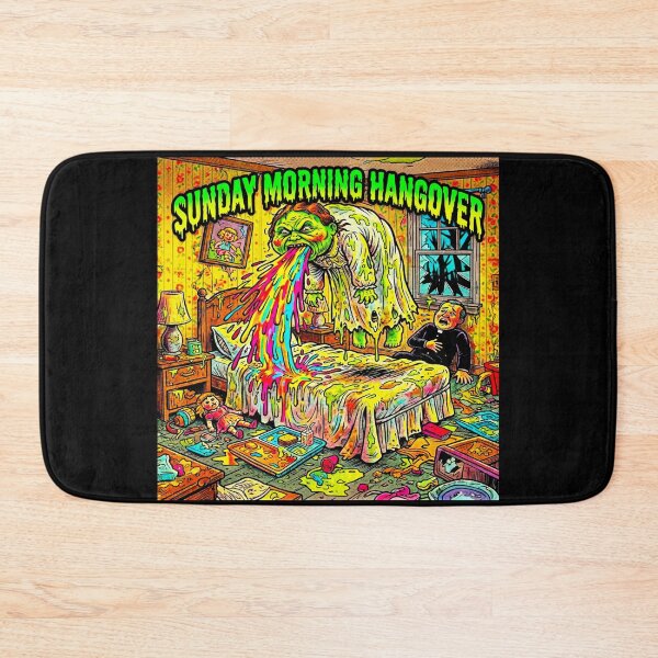 Item preview, Sunday Morning Hangover - Exorcist Parody Psychedelic Vomit designed and sold by OmniaGlobal.
