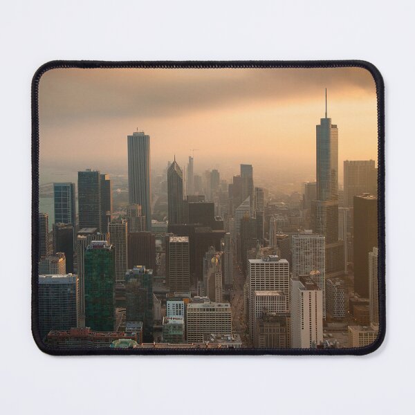 Item preview, Chicago Skyline - Aerial View designed and sold by DGMaxShop.