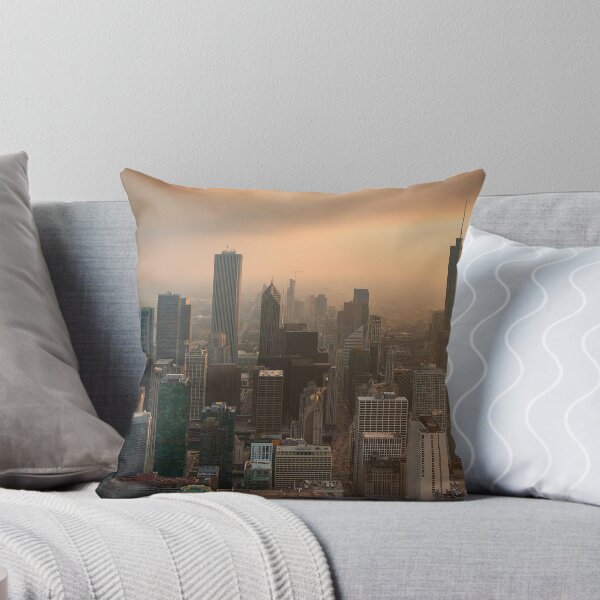 Item preview, Chicago Skyline - Aerial View designed and sold by DGMaxShop.