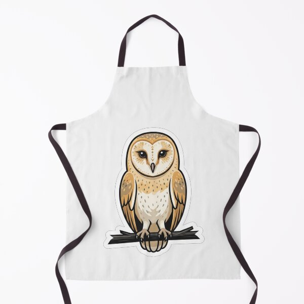 Item preview, Cute Barn Owl Perched on Branch designed and sold by Owcomm.