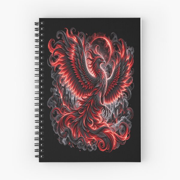 Item preview, Dark Phoenix – Gothic Fantasy Bird of Rebirth designed and sold by TroviTutto.