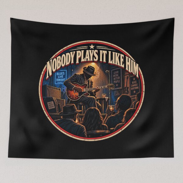 Item preview, Nobody Plays It Like Him — Vintage Blues Music designed and sold by QuietSpark.