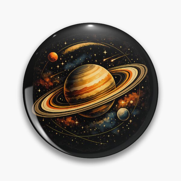 Item preview, Saturn with spectacular rings designed and sold by Daily Quirk.