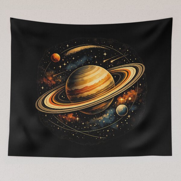 Item preview, Saturn with spectacular rings designed and sold by Daily Quirk.