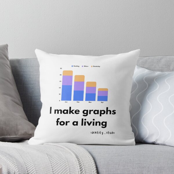 Item preview, I Make Graphs for a Living – Data Analyst Humor designed and sold by Identity Studio.