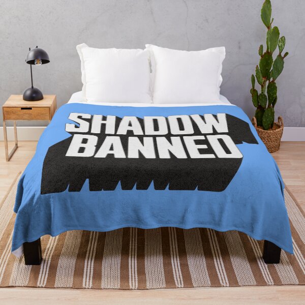 Item preview, SHADOW BANNED designed and sold by SPOOFSHIRT.